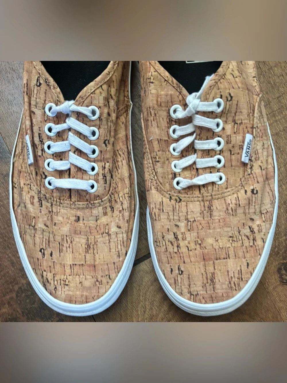 Vans off the wall men’s skateboarding shoes Sz 13 tan cork print